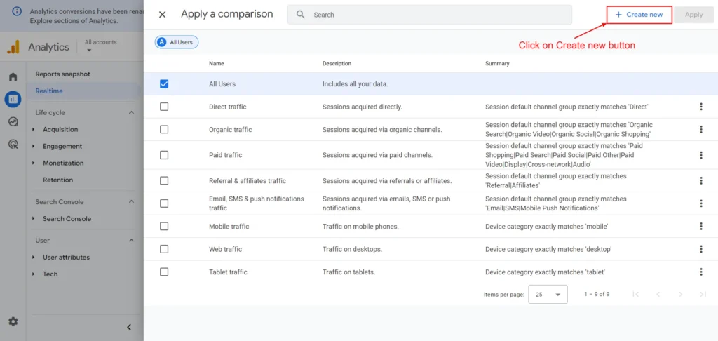 Add comparison