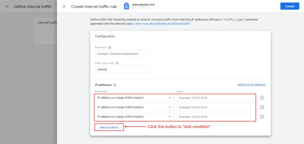 Add multiple conditions