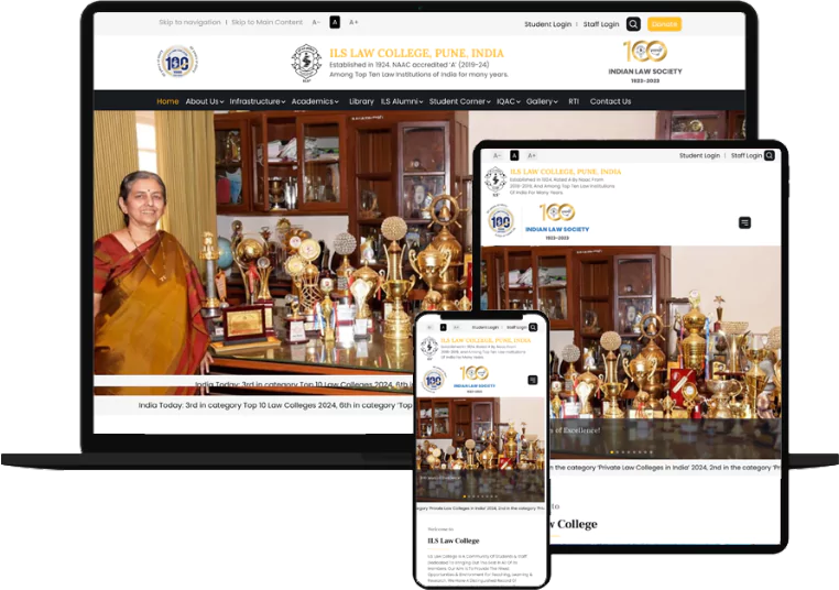 Digitizing Excellence for a Law College with a Dynamic Web Presence